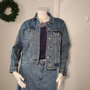 Cherry Crush GAP Blue Denim Jacket